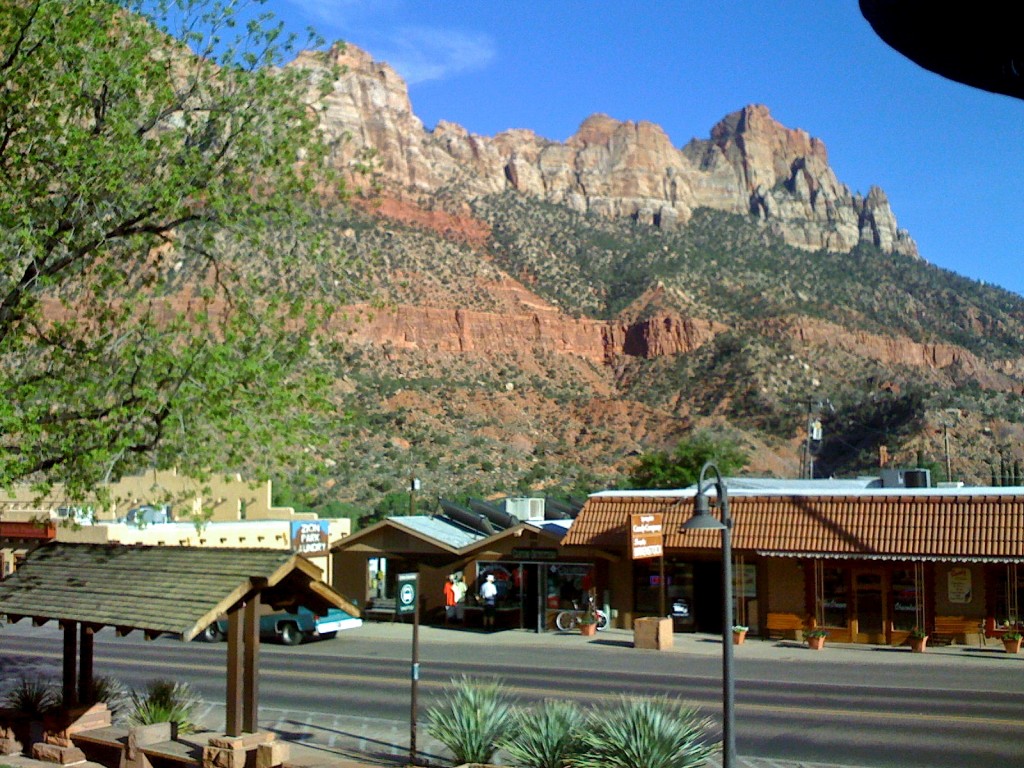 From the deck of the restaurant