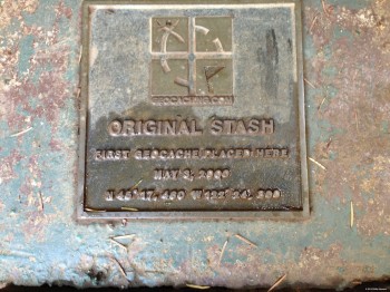 Original stash plaque 