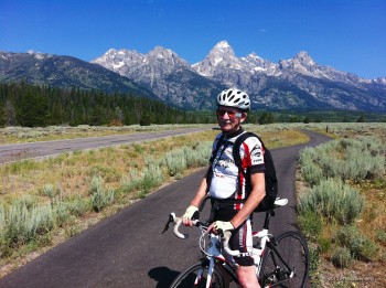 On the bike trail from Moose to Jenny Lake