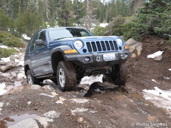 Rock crawling in the slush