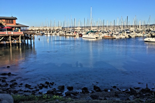 Boat harbor at Monterey’s Fisherman’s Wharf