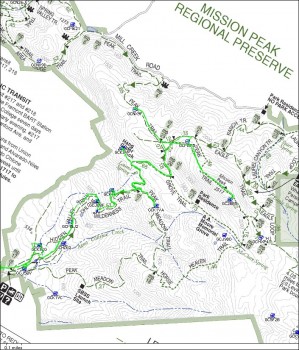 Mission Peak track
