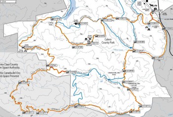 GPS track for Calero hike