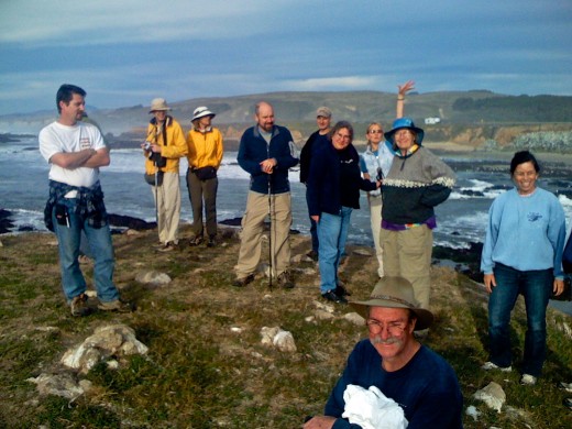 Some of the geocachers at Pelican Stink