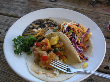 Whoa Nellie fish tacos